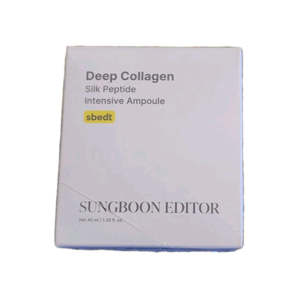 SUNGBOON EDITOR Deep Collagen Silk Peptide Intensive Ampoule 40ml Skincare NEW
